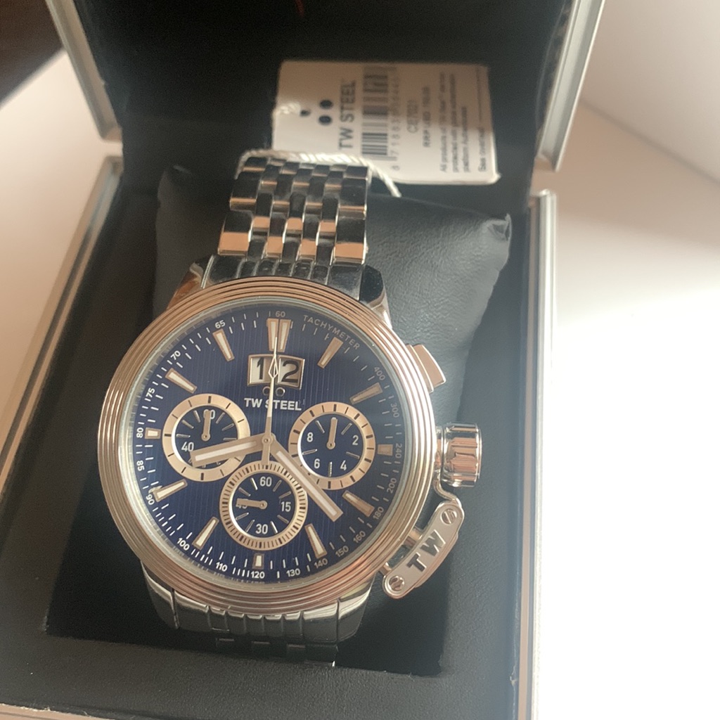 Tw Steel Ce7021 Chronograph In Black And Blue